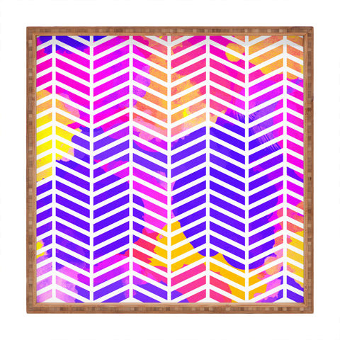 Rebecca Allen Purple Bliss Square Tray