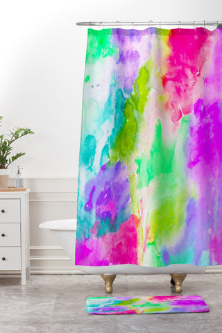 Rebecca Allen Safe And Sound Shower Curtain And Mat