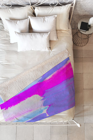 Rebecca Allen Shades and Shades Fleece Throw Blanket