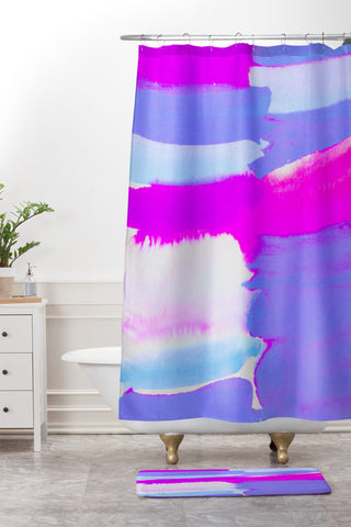 Rebecca Allen Shades and Shades Shower Curtain And Mat