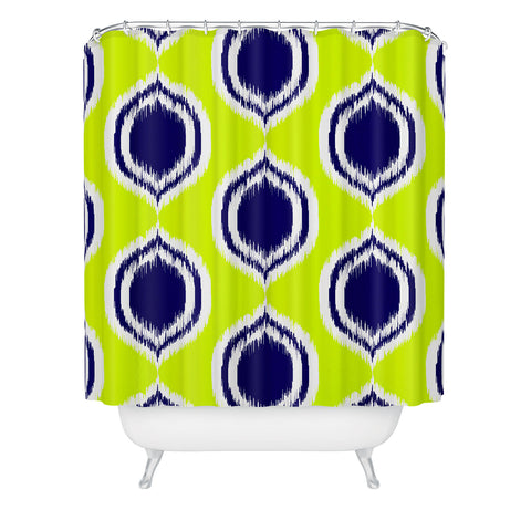 Rebecca Allen So Lime Shower Curtain