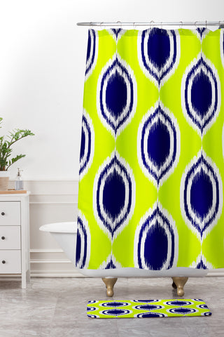 Rebecca Allen So Lime Shower Curtain And Mat