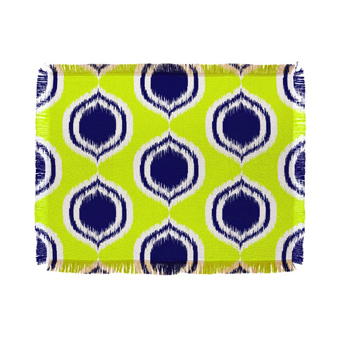 Rebecca Allen So Lime Throw Blanket
