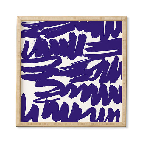 Rebecca Allen Some Blue Framed Wall Art