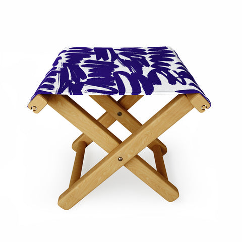 Rebecca Allen Some Blue Folding Stool