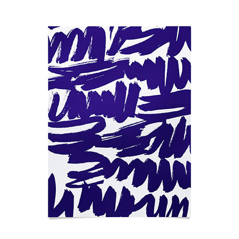 Rebecca Allen Some Blue Poster