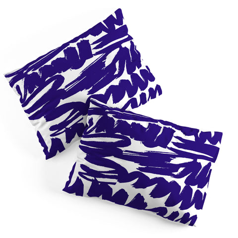 Rebecca Allen Some Blue Pillow Shams