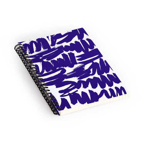Rebecca Allen Some Blue Spiral Notebook