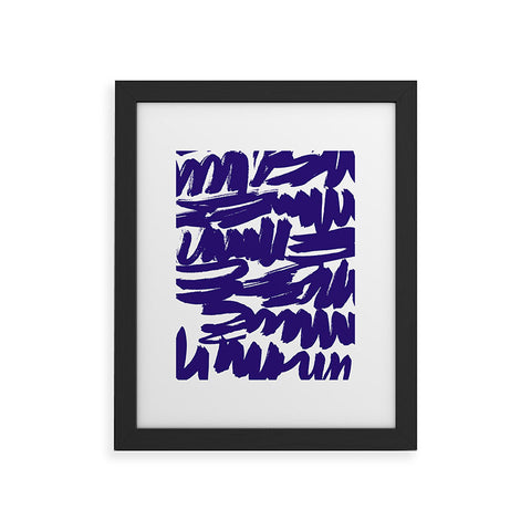 Rebecca Allen Some Blue Framed Art Print