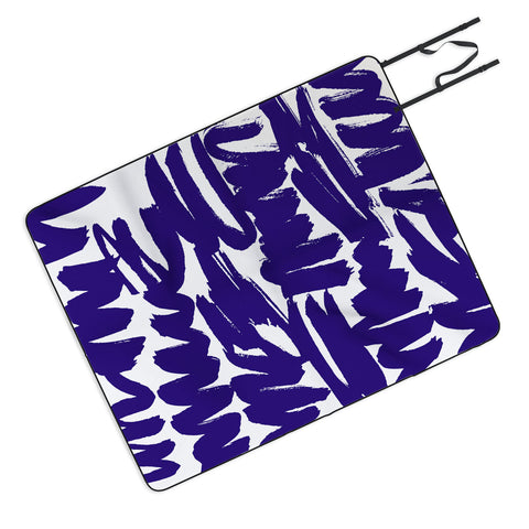 Rebecca Allen Some Blue Picnic Blanket