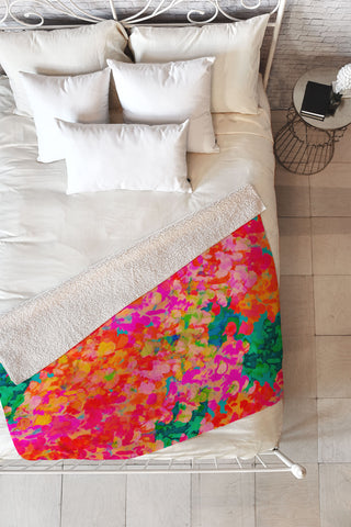 Rebecca Allen Some Enchanted Evening Fleece Throw Blanket