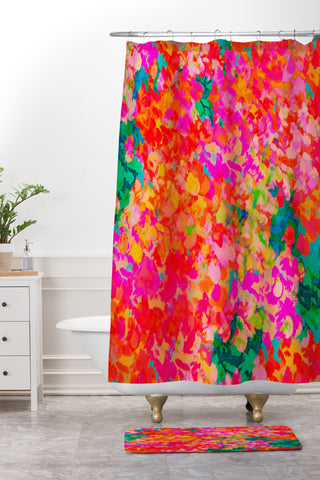 Rebecca Allen Some Enchanted Evening Shower Curtain And Mat