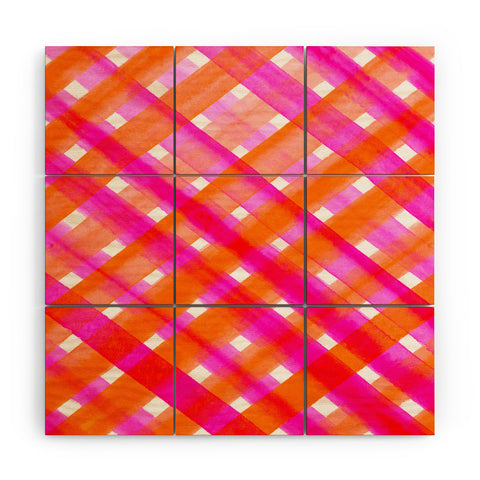 Rebecca Allen Splendid Company Wood Wall Mural