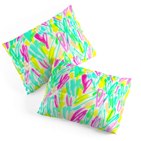 Rebecca Allen Spring Blooms Brightly Pillow Shams