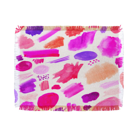 Rebecca Allen Spring Dance Throw Blanket