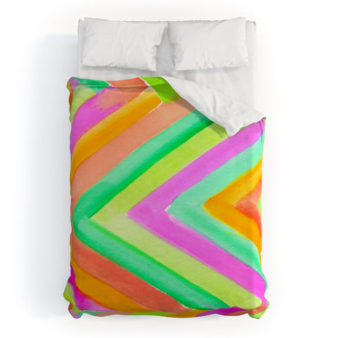 Rebecca Allen Summer Stays Duvet Cover