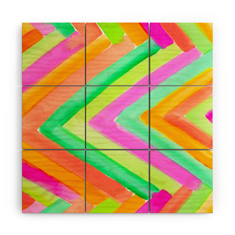 Rebecca Allen Summer Stays Wood Wall Mural