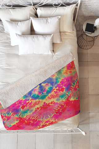 Rebecca Allen The Duchess Grand Fleece Throw Blanket