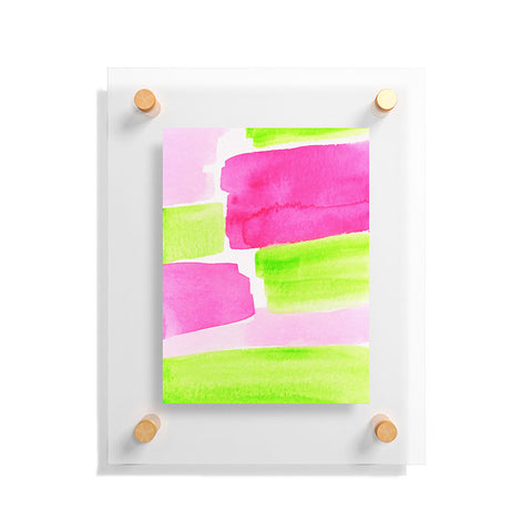 Rebecca Allen The Garden Party Floating Acrylic Print