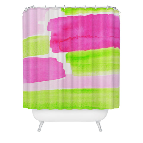 Rebecca Allen The Garden Party Shower Curtain