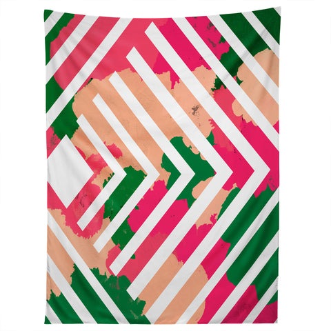 Rebecca Allen The Garden Stripe Tapestry