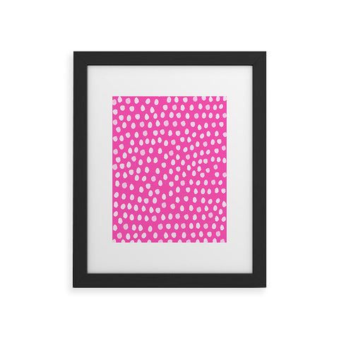 Rebecca Allen The Lady Of Shalott Pink Framed Art Print