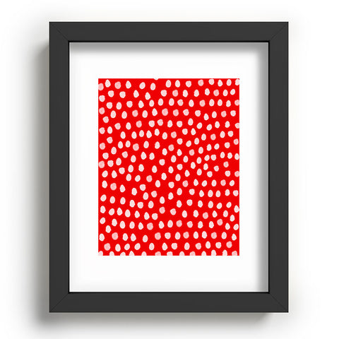 Rebecca Allen The Lady Of Shalott Red Recessed Framing Rectangle