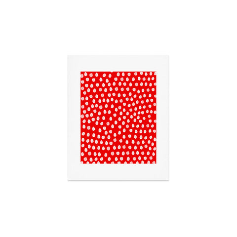 Rebecca Allen The Lady Of Shalott Red Art Print