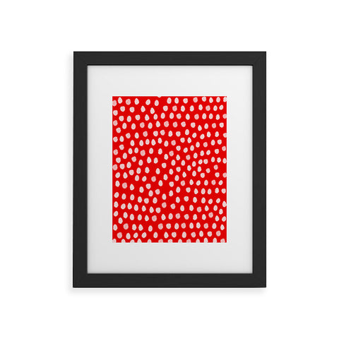 Rebecca Allen The Lady Of Shalott Red Framed Art Print