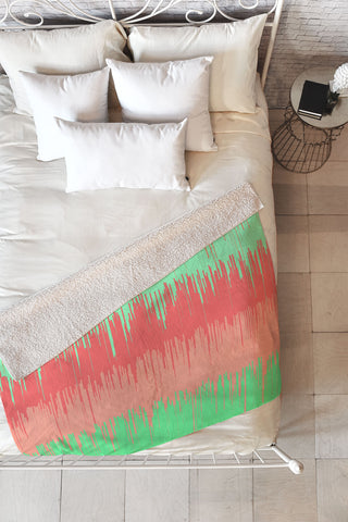 Rebecca Allen The Melting Point Fleece Throw Blanket