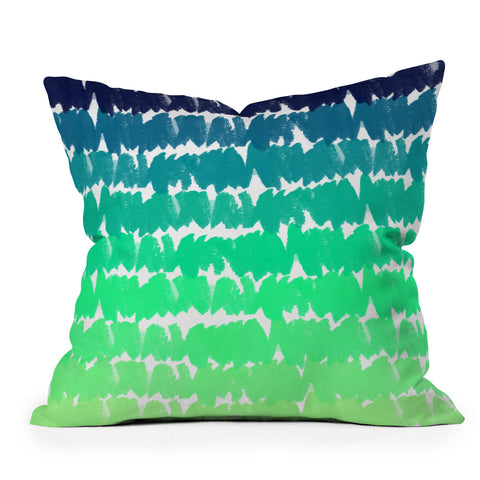 Rebecca Allen To The Blues Throw Pillow