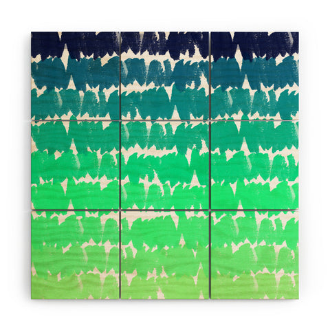 Rebecca Allen To The Blues Wood Wall Mural