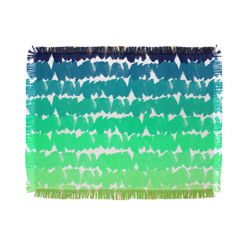 Rebecca Allen To The Blues Throw Blanket