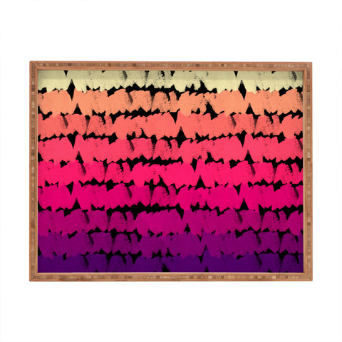 Rebecca Allen To The Pinks Rectangular Tray