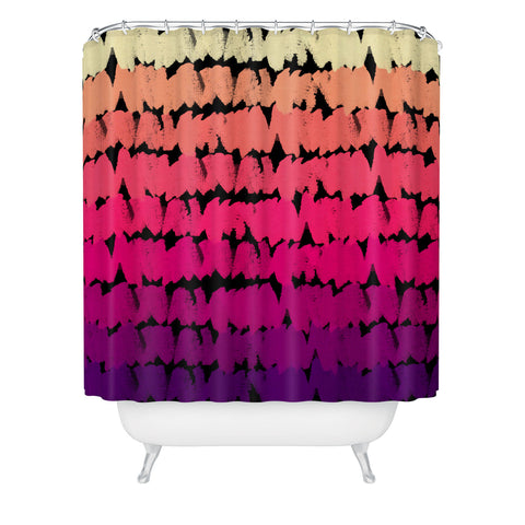 Rebecca Allen To The Pinks Shower Curtain