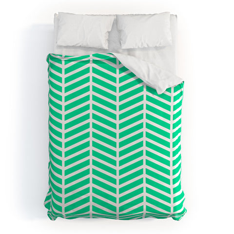 Rebecca Allen Turquoise Bliss Duvet Cover