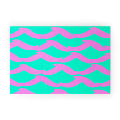 Rebecca Allen Wayfarer Cotton Candy Welcome Mat