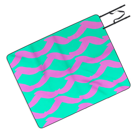 Rebecca Allen Wayfarer Cotton Candy Picnic Blanket