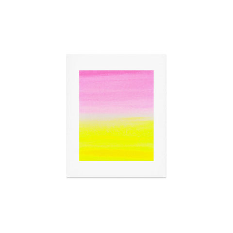Rebecca Allen When Pink Met Yellow Art Print