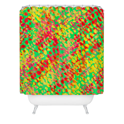 Rebecca Allen When Spring Lands Shower Curtain