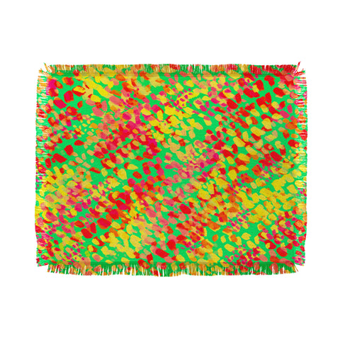 Rebecca Allen When Spring Lands Throw Blanket