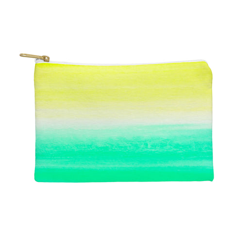 Rebecca Allen When Yellow Met Turquoise Pouch