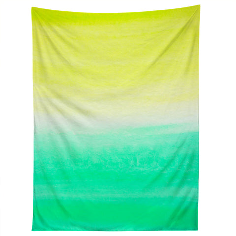 Rebecca Allen When Yellow Met Turquoise Tapestry