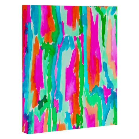 Rebecca Allen Wild Fleur Art Canvas