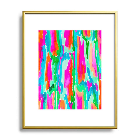 Rebecca Allen Wild Fleur Metal Framed Art Print