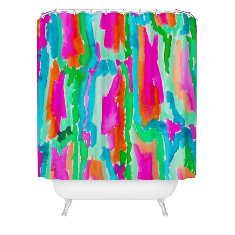 Rebecca Allen Wild Fleur Shower Curtain