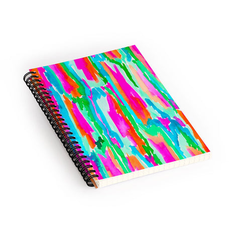 Rebecca Allen Wild Fleur Spiral Notebook