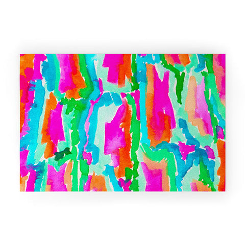 Rebecca Allen Wild Fleur Welcome Mat