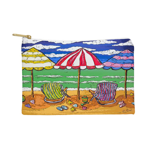 Renie Britenbucher 3 Beach Umbrellas Pouch