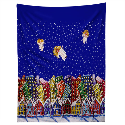 Renie Britenbucher 3 Christmas Angels Tapestry